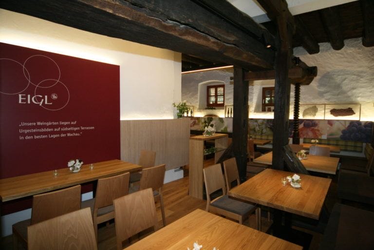 Vinothek wachau renovierung eigl
