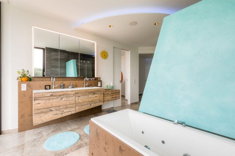 Badezimmer Innenarchitektur Tulbing Schmiedbauer