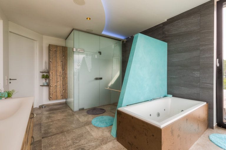 Badezimmer Innenarchitektur Tulbing Schmiedbauer