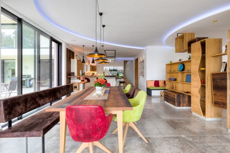 Esszimmer Innenarchitektur Tulbing Schmiedbauer