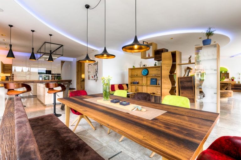 Esszimmer Innenarchitektur Tulbing Schmiedbauer
