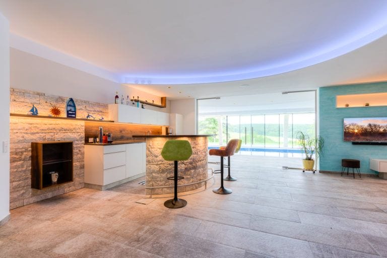 Kellerbar Innenarchitektur Tulbing Schmiedbauer