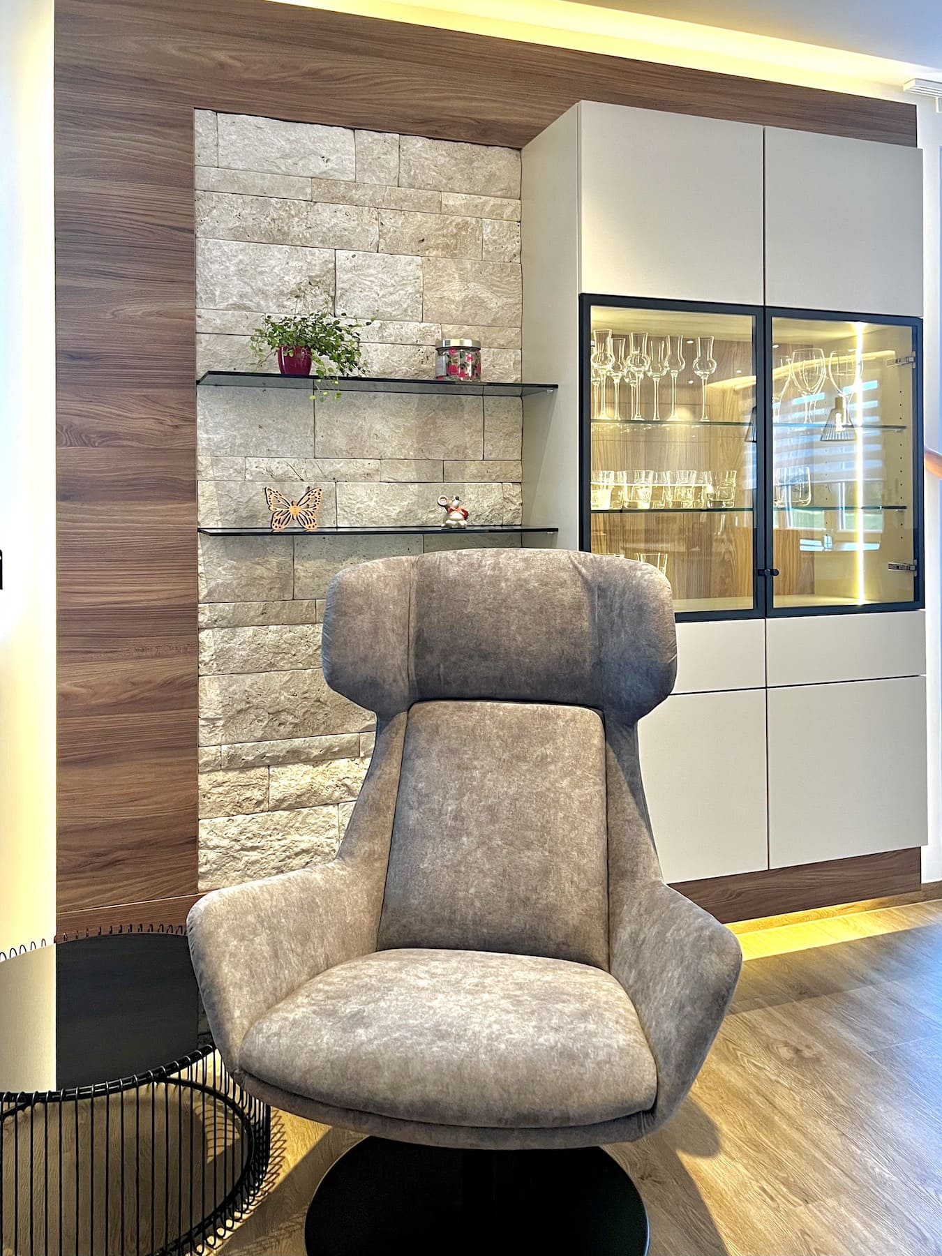 Moderner Sessel zum Relaxen