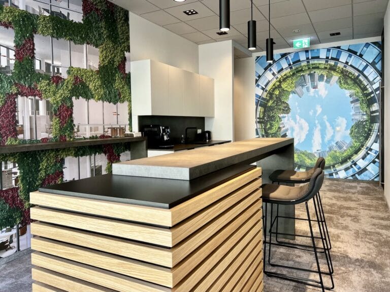 Küche im 1. OG neben dem Raum "Fassade"