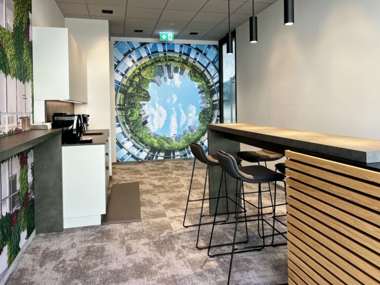 Küche im 1. OG neben dem Raum "Fassade"