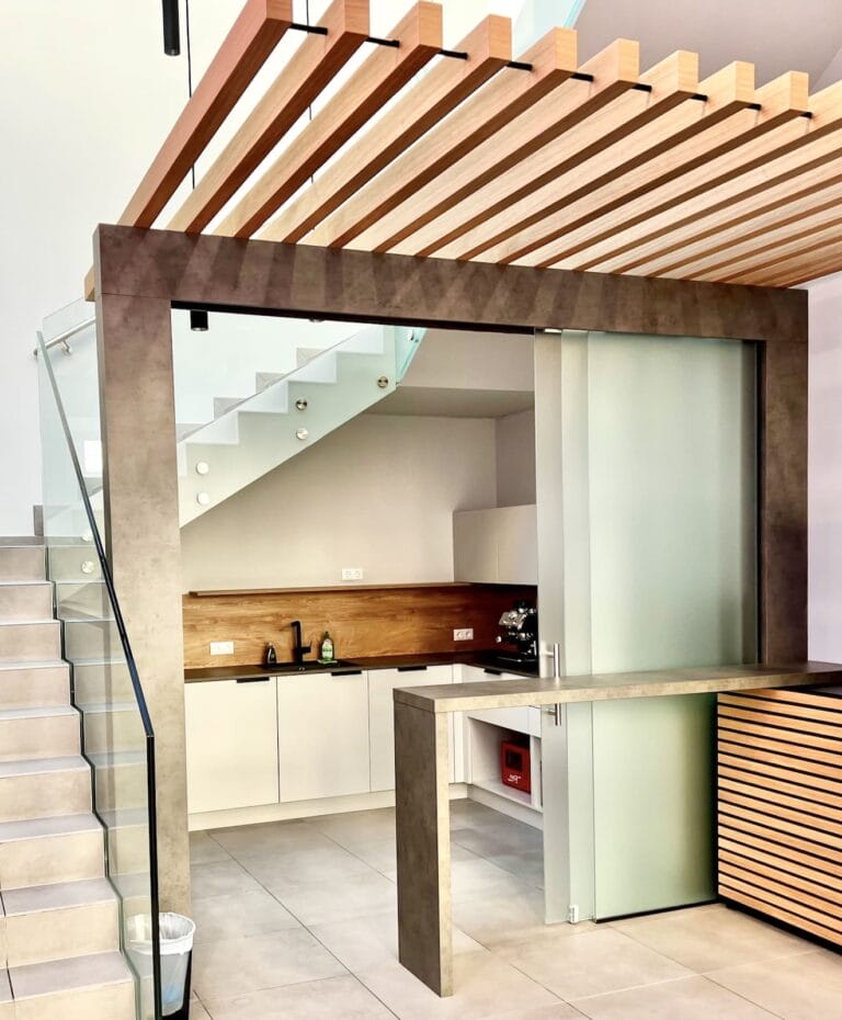 Kleine Küche im Nebengebäude