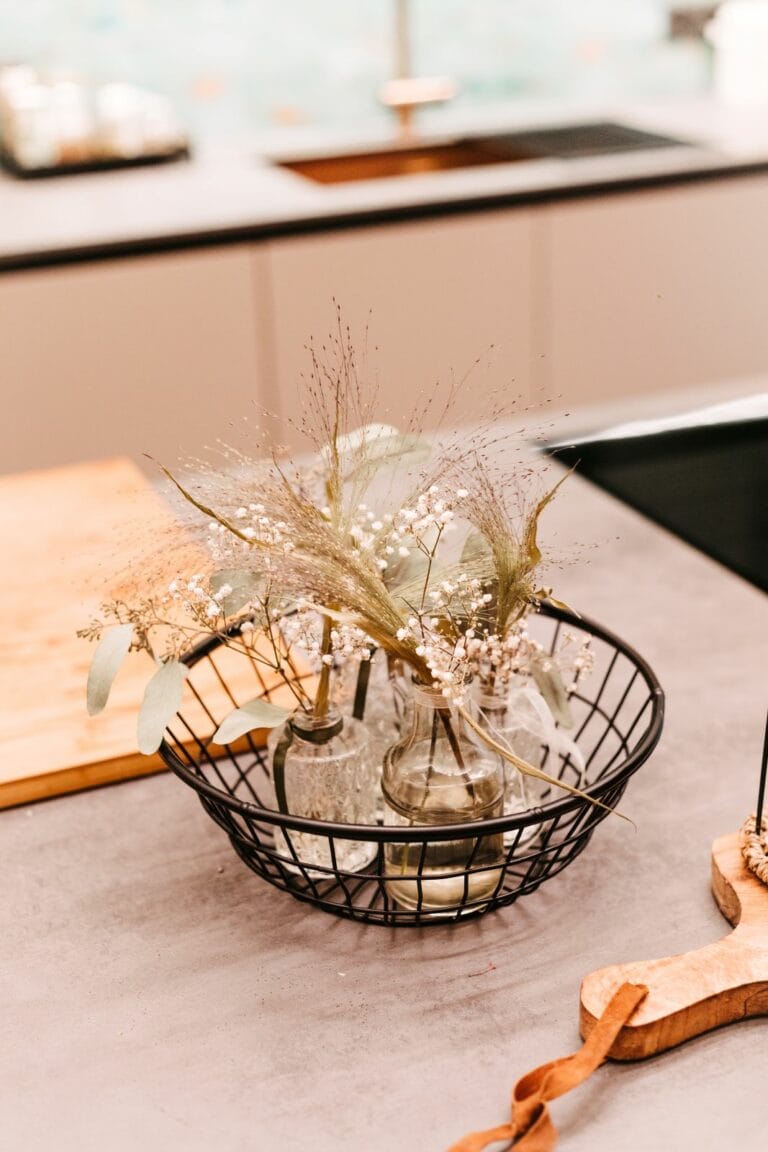 Hübsche Deko aorbuf Kochinsel in Metallk